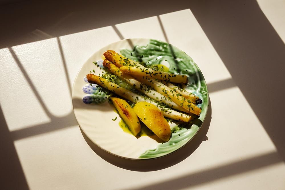 Kräutersoße: Abwechslung zur Sauce hollandaise: Estragonsoße zum Spargel aus dem Ofen