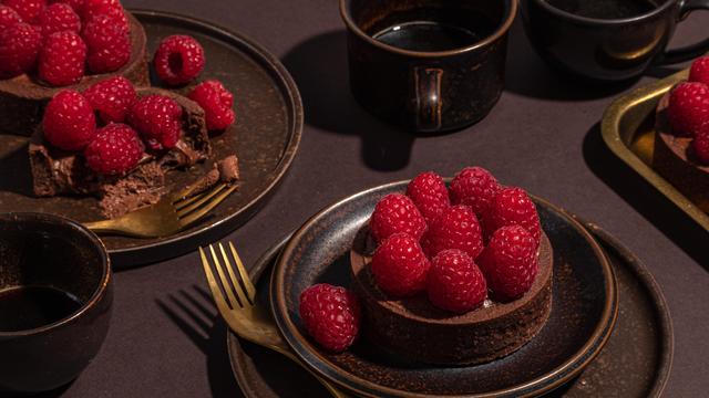 Himbeer-Schoko-Tartelettes: Très chic, Tartelettes!