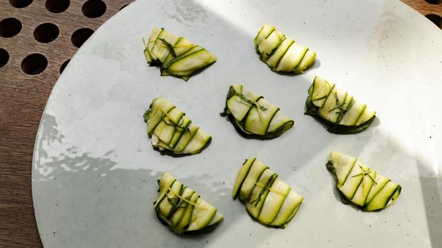 Zucchini-Häppchen: Wetten, Sie kaufen zu große Zucchini?