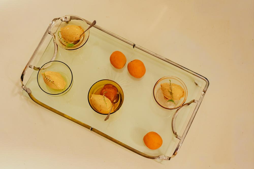  Das Geheimnis dieses Sorbets? Zwei Gramm Zauberpulver, aka Johannisbrotkernmehl.
