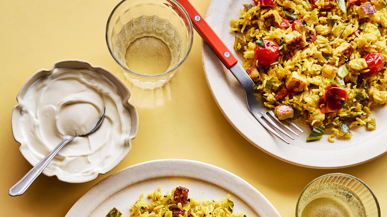 Fried rice with paneer: Not at all paneer, this paneer.
