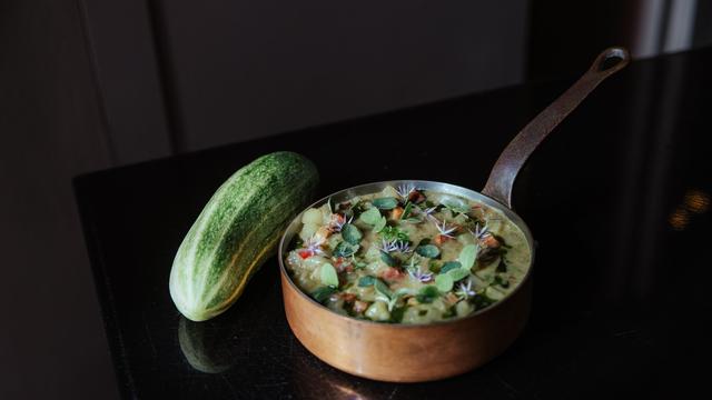 Schmorgurke mit Speckfond: Gurke à la Oma