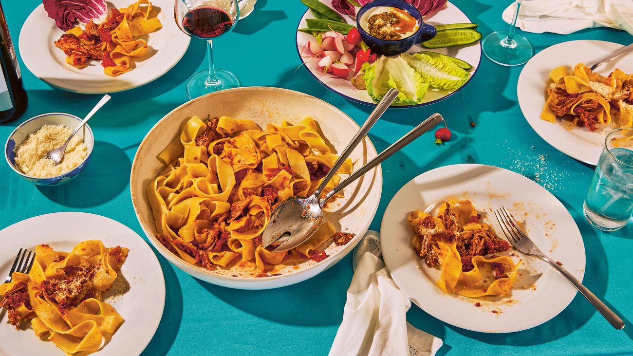 Familienfreundliches Mittagessen: Ein Menü zum Aufladen der sozialen Batterien