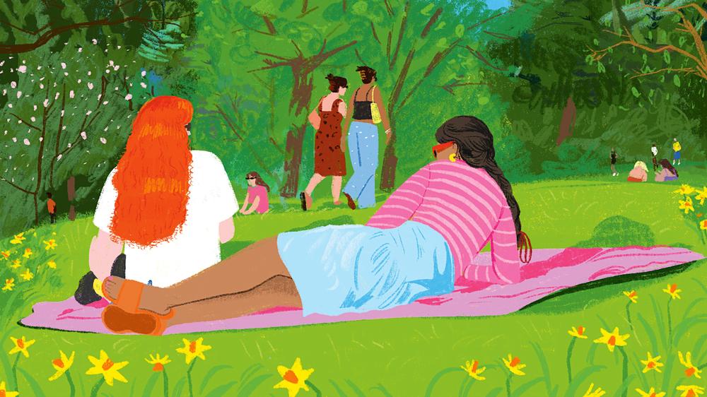 Kognitive Beschäftigungen: Was gibt es Schöneres, als im Sommer im Park die Gedanken schweifen zu lassen?