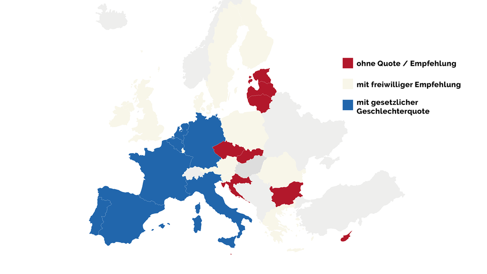 Innerhalb Europas gibt es große Unterschiede bei den gesetzlichen Regelungen. 