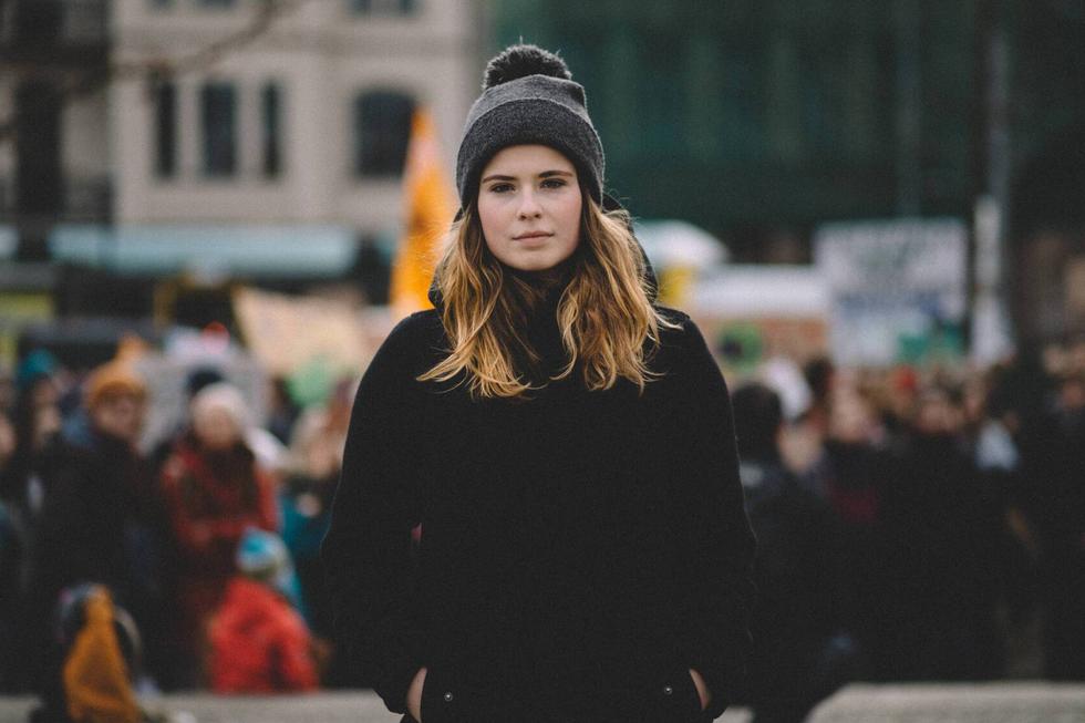 "Was mich jeden Tag antreibt, sind nicht die Menschen, die im Bundestag sitzen, sondern die Menschen, die davor stehen." Klima-Aktivistin Luisa Neubauer. 