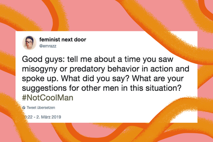Auf Twitter berichten Männer, wie sie gegen Alltagssexismus vorgegangen sind. 